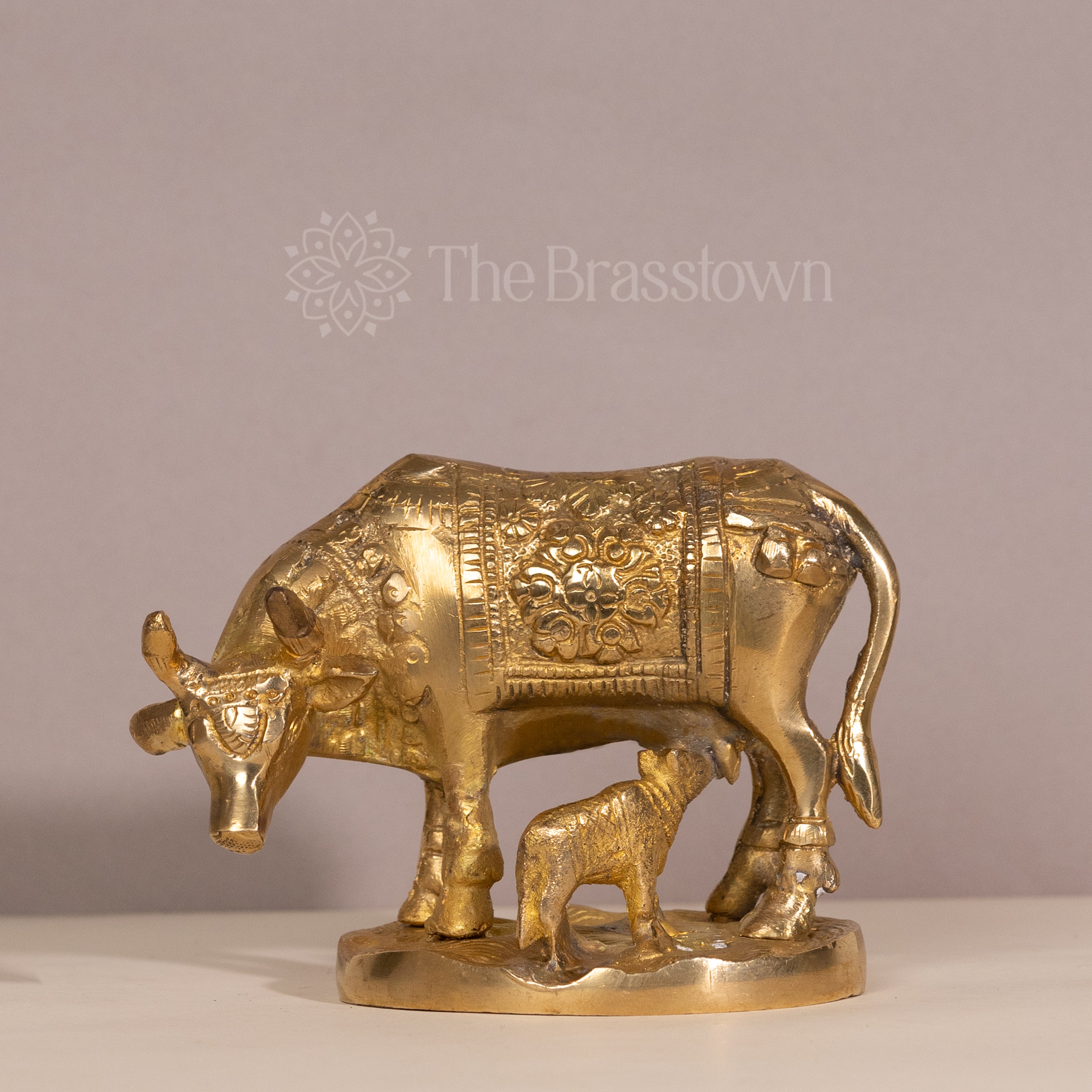 Brass kamdhenu cow