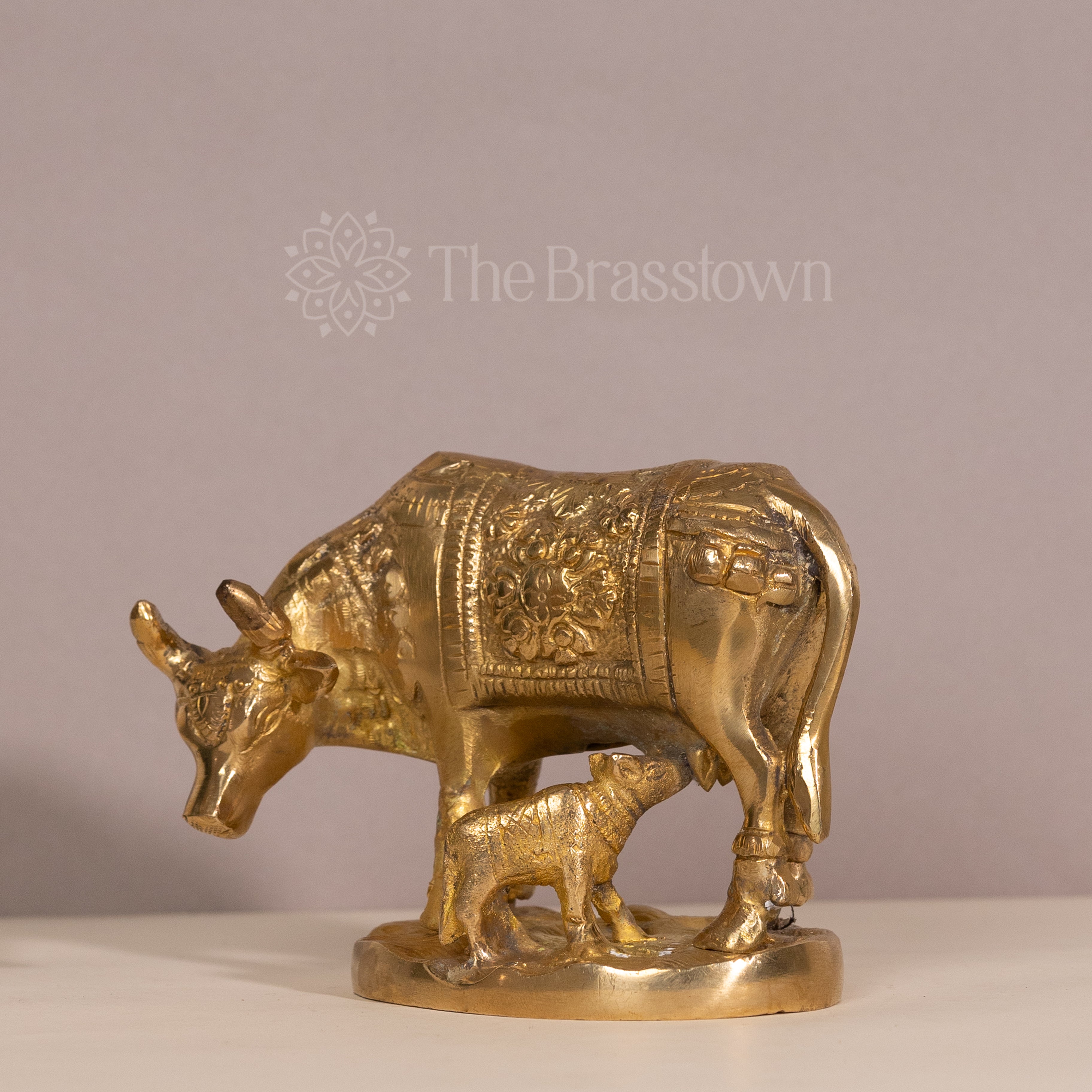 Brass kamdhenu cow