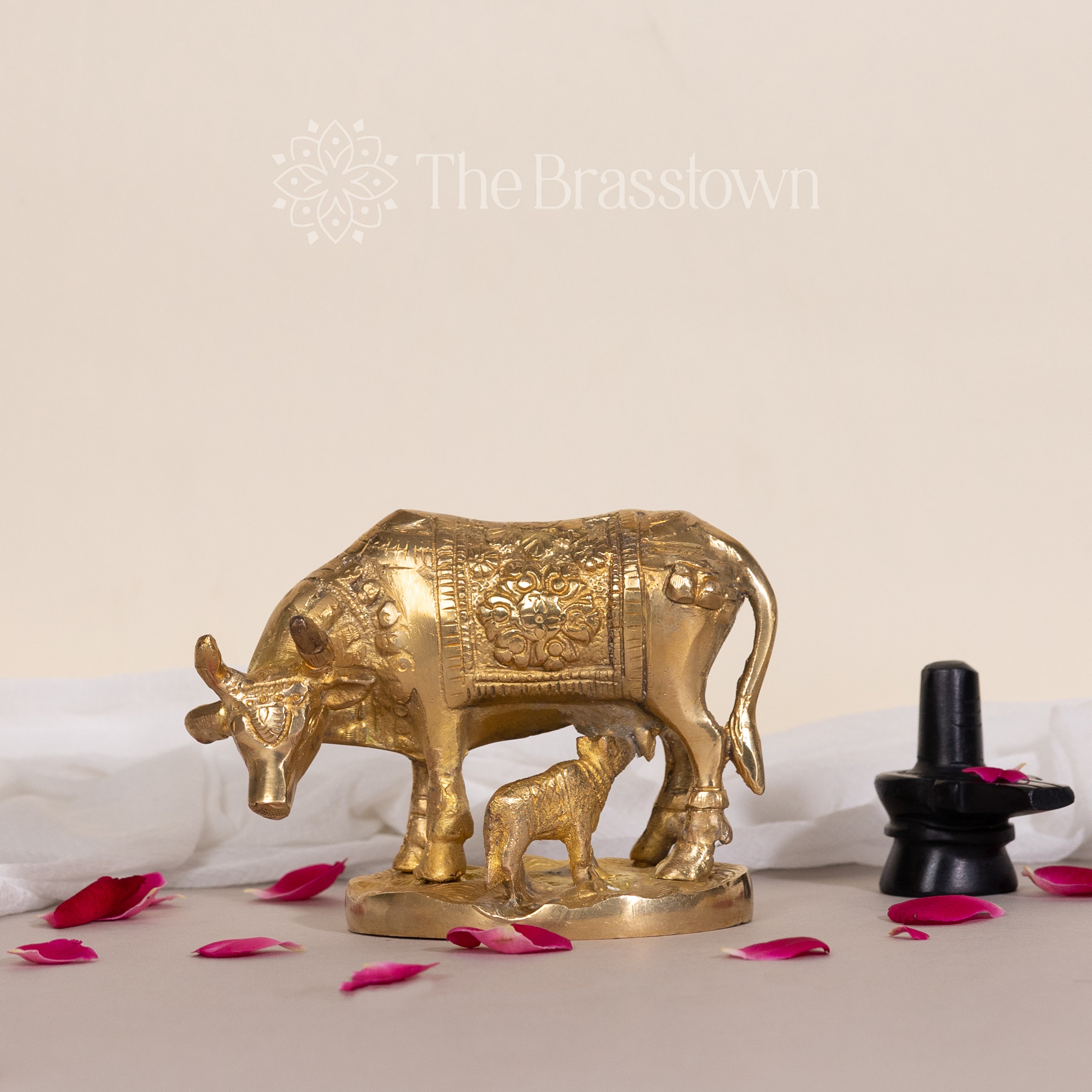 Brass kamdhenu cow