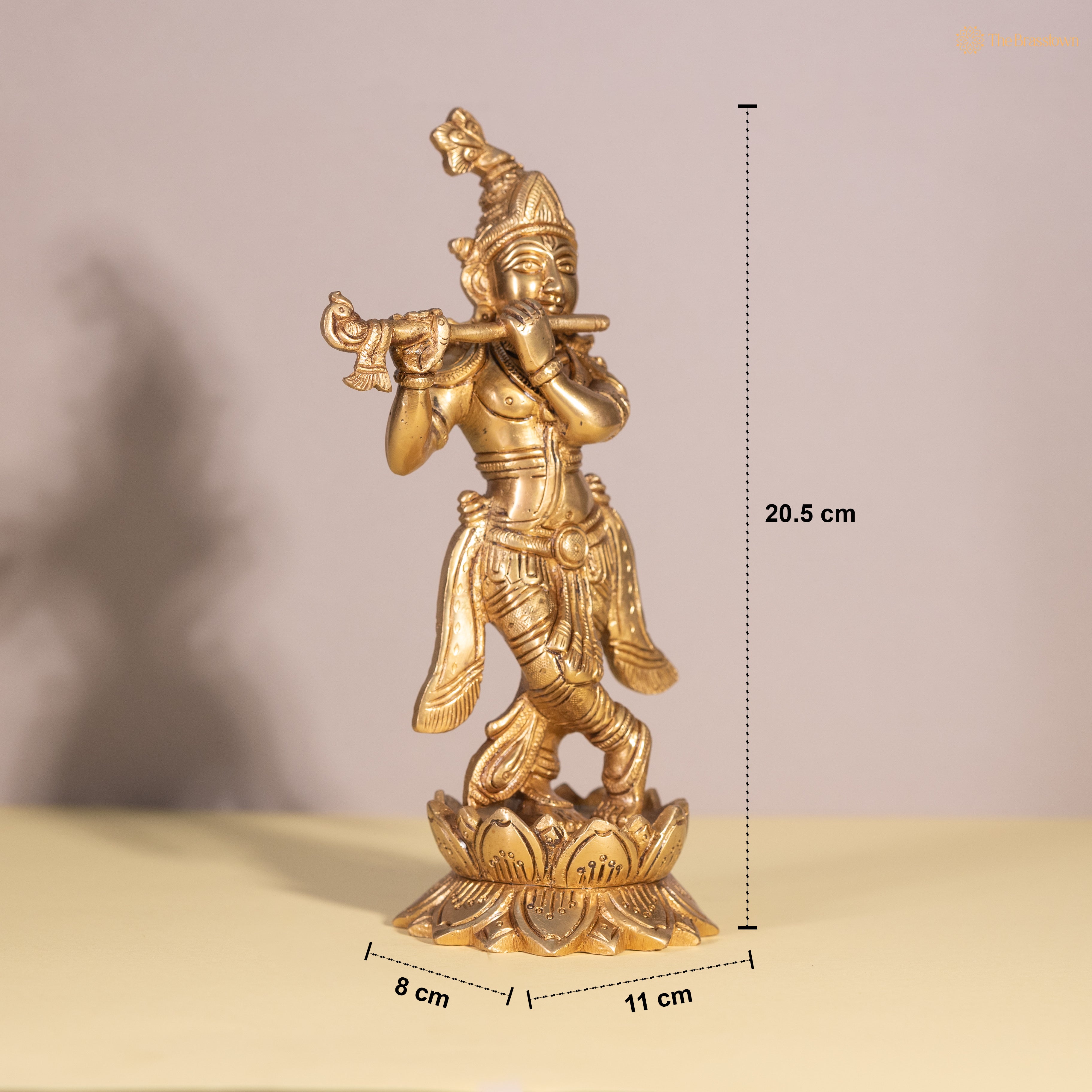 Brass Krishna