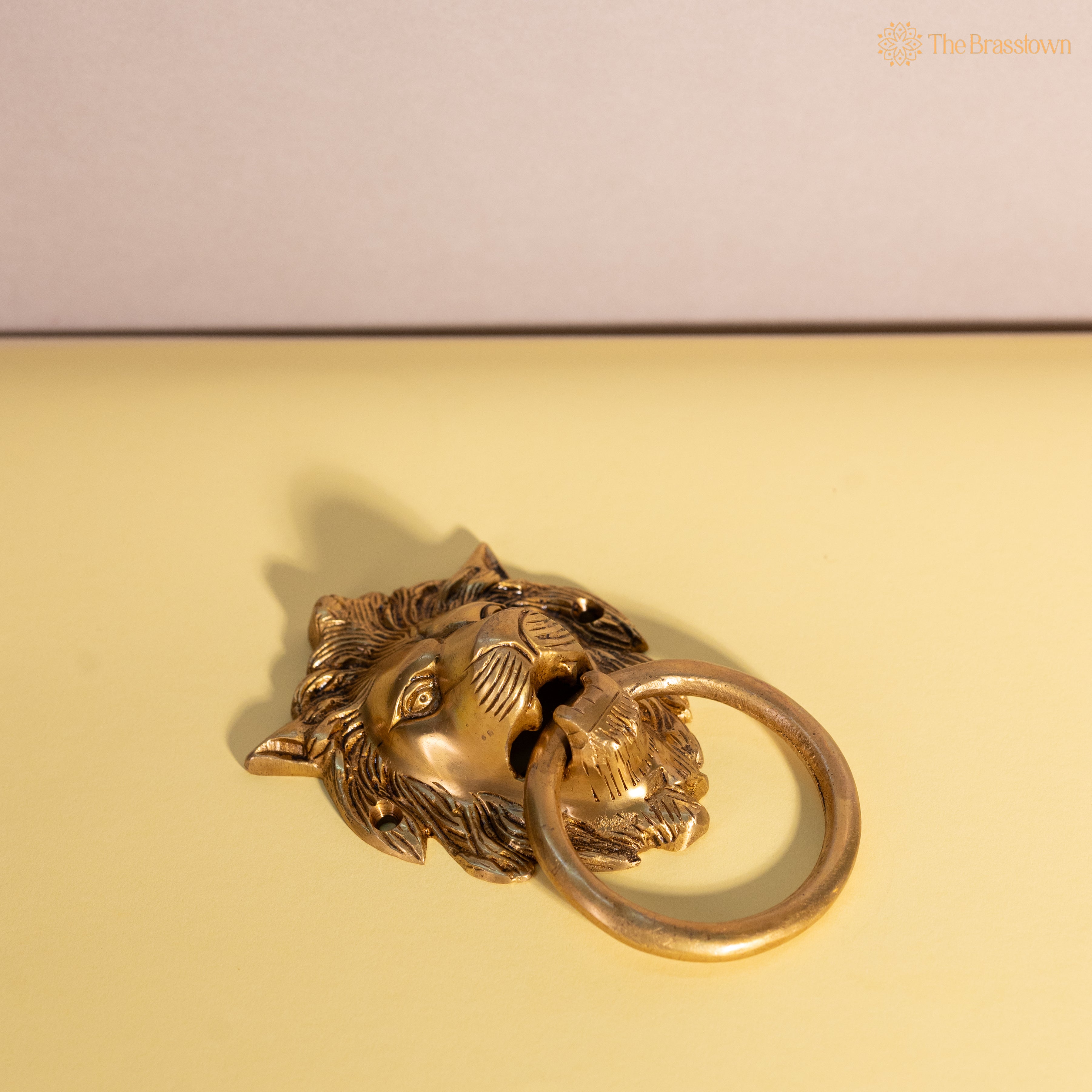 Brass Small Lion Door Knocker